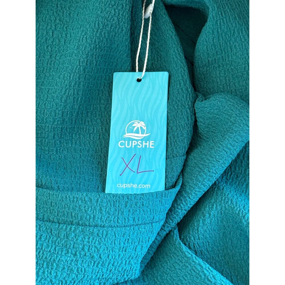 Cupshe Teal Green Sunday Brunch Jumpsuit XL NWT - Picture 11 of 11